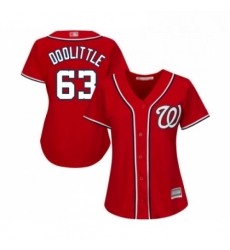 Womens Washington Nationals 63 Sean Doolittle Replica Red Alternate 1 Cool Base Baseball Jersey Womens Washington Nationals 63 Sean Doolittle Replica Red Alternate 1 Cool Base Baseball Jersey