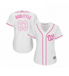 Womens Washington Nationals 63 Sean Doolittle Replica White Fashion Cool Base Baseball Jersey Womens Washington Nationals 63 Sean Doolittle Replica White Fashion Cool Base Baseball Jersey