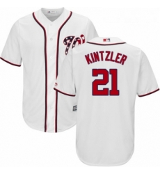 Youth Majestic Washington Nationals 21 Brandon Kintzler Replica White Home Cool Base MLB Jersey Youth Majestic Washington Nationals 21 Brandon Kintzler Replica White Home Cool Base MLB Jersey
