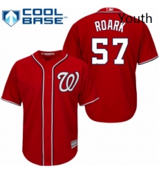 Youth Majestic Washington Nationals 57 Tanner Roark Authentic Red Alternate 1 Cool Base MLB Jersey Youth Majestic Washington Nationals 57 Tanner Roark Authentic Red Alternate 1 Cool Base MLB Jersey