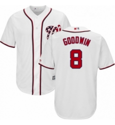 Youth Majestic Washington Nationals 8 Brian Goodwin Replica White Home Cool Base MLB Jersey Youth Majestic Washington Nationals 8 Brian Goodwin Replica White Home Cool Base MLB Jersey