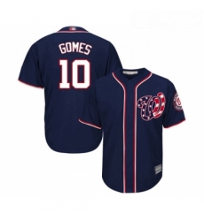 Youth Washington Nationals 10 Yan Gomes Replica Navy Blue Alternate 2 Cool Base Baseball Jersey Youth Washington Nationals 10 Yan Gomes Replica Navy Blue Alternate 2 Cool Base Baseball Jersey