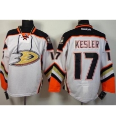 Anaheim Ducks 17 Ryan Kesler White Road Stitched NHL Jersey Anaheim Ducks 17 Ryan Kesler White Road Stitched NHL Jersey