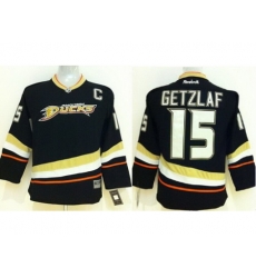 Kids Anaheim Ducks 15 Ryan Getzlaf Black NHL Hockey Jersey Kids Anaheim Ducks 15 Ryan Getzlaf Black NHL Hockey Jersey