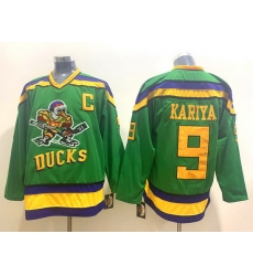 Men Anaheim Ducks 9 Paul Kariya Green CCM jersey Men Anaheim Ducks 9 Paul Kariya Green CCM jersey