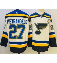 Men St Louis Blues 27 Alex Pietrangelo Cream Winter Classic Stitched Jersey Men St Louis Blues 27 Alex Pietrangelo Cream Winter Classic Stitched Jersey