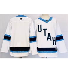 Men Utah Hockey Club Blank White Stitched Jersey Men Utah Hockey Club Blank White Stitched Jersey