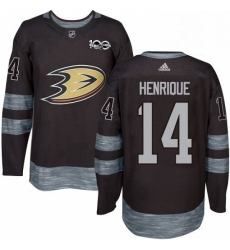 Mens Adidas Anaheim Ducks 14 Adam Henrique Authentic Black 1917 2017 100th Anniversary NHL Jersey Mens Adidas Anaheim Ducks 14 Adam Henrique Authentic Black 1917 2017 100th Anniversary NHL Jersey