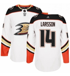 Mens Adidas Anaheim Ducks 14 Jacob Larsson Authentic White Away NHL Jersey Mens Adidas Anaheim Ducks 14 Jacob Larsson Authentic White Away NHL Jersey