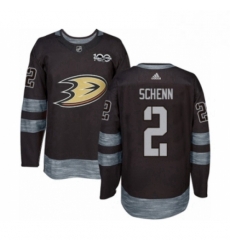Mens Adidas Anaheim Ducks 2 Luke Schenn Authentic Black 1917 2017 100th Anniversary NHL Jersey Mens Adidas Anaheim Ducks 2 Luke Schenn Authentic Black 1917 2017 100th Anniversary NHL Jersey