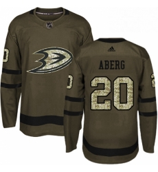 Mens Adidas Anaheim Ducks 20 Pontus Aberg Green Salute to Service Stitched NHL Jersey Mens Adidas Anaheim Ducks 20 Pontus Aberg Green Salute to Service Stitched NHL Jersey