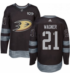 Mens Adidas Anaheim Ducks 21 Chris Wagner Premier Black 1917 2017 100th Anniversary NHL Jersey Mens Adidas Anaheim Ducks 21 Chris Wagner Premier Black 1917 2017 100th Anniversary NHL Jersey