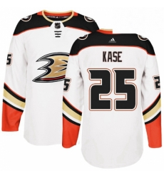 Mens Adidas Anaheim Ducks 25 Ondrej Kase Authentic White Away NHL Jersey Mens Adidas Anaheim Ducks 25 Ondrej Kase Authentic White Away NHL Jersey