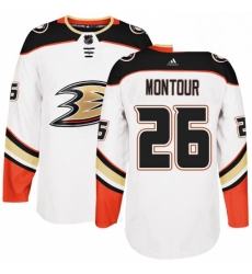 Mens Adidas Anaheim Ducks 26 Brandon Montour Authentic White Away NHL Jersey Mens Adidas Anaheim Ducks 26 Brandon Montour Authentic White Away NHL Jersey