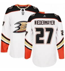 Mens Adidas Anaheim Ducks 27 Scott Niedermayer Authentic White Away NHL Jersey Mens Adidas Anaheim Ducks 27 Scott Niedermayer Authentic White Away NHL Jersey