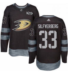 Mens Adidas Anaheim Ducks 33 Jakob Silfverberg Premier Black 1917 2017 100th Anniversary NHL Jersey Mens Adidas Anaheim Ducks 33 Jakob Silfverberg Premier Black 1917 2017 100th Anniversary NHL Jersey