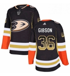 Mens Adidas Anaheim Ducks 36 John Gibson Authentic Black Drift Fashion NHL Jersey Mens Adidas Anaheim Ducks 36 John Gibson Authentic Black Drift Fashion NHL Jersey