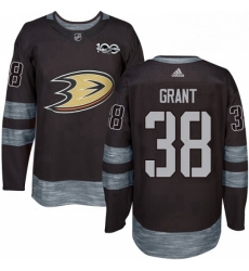 Mens Adidas Anaheim Ducks 38 Derek Grant Premier Black 1917 2017 100th Anniversary NHL Jersey Mens Adidas Anaheim Ducks 38 Derek Grant Premier Black 1917 2017 100th Anniversary NHL Jersey