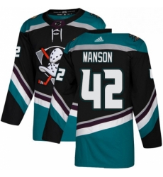 Mens Adidas Anaheim Ducks 42 Josh Manson Authentic Black Teal Third NHL Jersey Mens Adidas Anaheim Ducks 42 Josh Manson Authentic Black Teal Third NHL Jersey