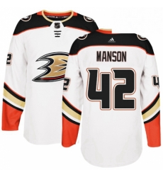 Mens Adidas Anaheim Ducks 42 Josh Manson Authentic White Away NHL Jersey Mens Adidas Anaheim Ducks 42 Josh Manson Authentic White Away NHL Jersey
