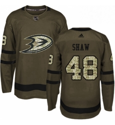 Mens Adidas Anaheim Ducks 48 Logan Shaw Authentic Green Salute to Service NHL Jersey Mens Adidas Anaheim Ducks 48 Logan Shaw Authentic Green Salute to Service NHL Jersey