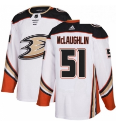 Mens Adidas Anaheim Ducks 51 Blake McLaughlin Authentic White Away NHL Jersey Mens Adidas Anaheim Ducks 51 Blake McLaughlin Authentic White Away NHL Jersey