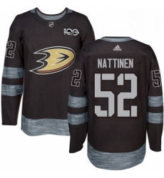 Mens Adidas Anaheim Ducks 52 Julius Nattinen Authentic Black 1917 2017 100th Anniversary NHL Jersey Mens Adidas Anaheim Ducks 52 Julius Nattinen Authentic Black 1917 2017 100th Anniversary NHL Jersey