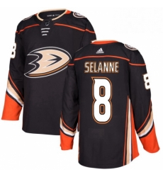 Mens Adidas Anaheim Ducks 8 Teemu Selanne Authentic Black Home NHL Jersey Mens Adidas Anaheim Ducks 8 Teemu Selanne Authentic Black Home NHL Jersey