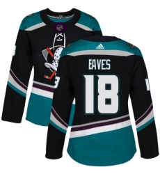 Womens Adidas Anaheim Ducks 18 Patrick Eaves Authentic Black Teal Third NHL Jersey Womens Adidas Anaheim Ducks 18 Patrick Eaves Authentic Black Teal Third NHL Jersey