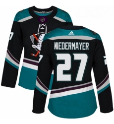 Womens Adidas Anaheim Ducks 27 Scott Niedermayer Authentic Black Teal Third NHL Jersey Womens Adidas Anaheim Ducks 27 Scott Niedermayer Authentic Black Teal Third NHL Jersey