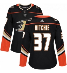 Womens Adidas Anaheim Ducks 37 Nick Ritchie Premier Black Home NHL Jersey Womens Adidas Anaheim Ducks 37 Nick Ritchie Premier Black Home NHL Jersey