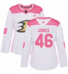 Womens Adidas Anaheim Ducks 46 Max Jones Authentic WhitePink Fashion NHL Jersey Womens Adidas Anaheim Ducks 46 Max Jones Authentic WhitePink Fashion NHL Jersey