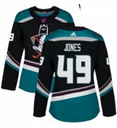 Womens Adidas Anaheim Ducks 49 Max Jones Premier Black Teal Alternate NHL Jersey Womens Adidas Anaheim Ducks 49 Max Jones Premier Black Teal Alternate NHL Jersey