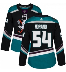 Womens Adidas Anaheim Ducks 54 Antoine Morand Authentic Black Teal Third NHL Jersey Womens Adidas Anaheim Ducks 54 Antoine Morand Authentic Black Teal Third NHL Jersey
