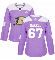 Womens Adidas Anaheim Ducks 67 Rickard Rakell Authentic Purple Fights Cancer Practice NHL Jersey Womens Adidas Anaheim Ducks 67 Rickard Rakell Authentic Purple Fights Cancer Practice NHL Jersey
