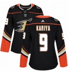 Womens Adidas Anaheim Ducks 9 Paul Kariya Authentic Black Home NHL Jersey Womens Adidas Anaheim Ducks 9 Paul Kariya Authentic Black Home NHL Jersey