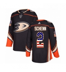 Youth Adidas Anaheim Ducks 2 Luke Schenn Authentic Black USA Flag Fashion NHL Jersey Youth Adidas Anaheim Ducks 2 Luke Schenn Authentic Black USA Flag Fashion NHL Jersey