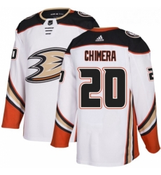 Youth Adidas Anaheim Ducks 20 Jason Chimera Authentic White Away NHL Jersey Youth Adidas Anaheim Ducks 20 Jason Chimera Authentic White Away NHL Jersey