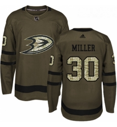 Youth Adidas Anaheim Ducks 30 Ryan Miller Authentic Green Salute to Service NHL Jersey Youth Adidas Anaheim Ducks 30 Ryan Miller Authentic Green Salute to Service NHL Jersey