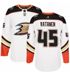Youth Adidas Anaheim Ducks 45 Sami Vatanen Authentic White Away NHL Jersey Youth Adidas Anaheim Ducks 45 Sami Vatanen Authentic White Away NHL Jersey