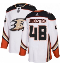 Youth Adidas Anaheim Ducks 48 Isac Lundestrom Authentic White Away NHL Jersey Youth Adidas Anaheim Ducks 48 Isac Lundestrom Authentic White Away NHL Jersey