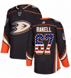 Youth Adidas Anaheim Ducks 67 Rickard Rakell Authentic Black USA Flag Fashion NHL Jersey Youth Adidas Anaheim Ducks 67 Rickard Rakell Authentic Black USA Flag Fashion NHL Jersey