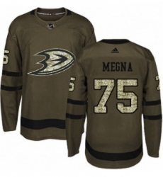 Youth Adidas Anaheim Ducks 75 Jaycob Megna Authentic Green Salute to Service NHL Jersey Youth Adidas Anaheim Ducks 75 Jaycob Megna Authentic Green Salute to Service NHL Jersey