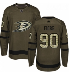 Youth Adidas Anaheim Ducks 90 Giovanni Fiore Authentic Green Salute to Service NHL Jersey Youth Adidas Anaheim Ducks 90 Giovanni Fiore Authentic Green Salute to Service NHL Jersey