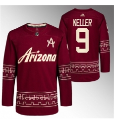 Men Arizona Coyotes 9 Clayton Keller Garnet Alternate Pro Jersey Men Arizona Coyotes 9 Clayton Keller Garnet Alternate Pro Jersey