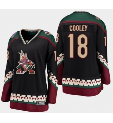 Men Arizona Coyotes Logan Cooley #18 Stitched NHL Black Jersey Men Arizona Coyotes Logan Cooley #18 Stitched NHL Black Jersey