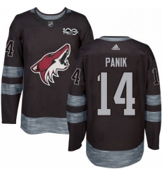 Mens Adidas Arizona Coyotes 14 Richard Panik Authentic Black 1917 2017 100th Anniversary NHL Jersey Mens Adidas Arizona Coyotes 14 Richard Panik Authentic Black 1917 2017 100th Anniversary NHL Jersey