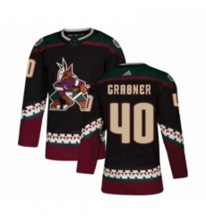 Mens Adidas Arizona Coyotes 40 Michael Grabner Premier Black Alternate NHL Jersey Mens Adidas Arizona Coyotes 40 Michael Grabner Premier Black Alternate NHL Jersey