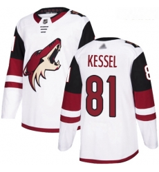 Coyotes #81 Phil Kessel White Road Authentic Stitched Youth Hockey Jersey Coyotes #81 Phil Kessel White Road Authentic Stitched Youth Hockey Jersey