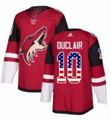 Youth Adidas Arizona Coyotes 10 Anthony Duclair Authentic Red USA Flag Fashion NHL Jersey Youth Adidas Arizona Coyotes 10 Anthony Duclair Authentic Red USA Flag Fashion NHL Jersey